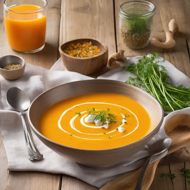 Creamy Curried Carrot Soup