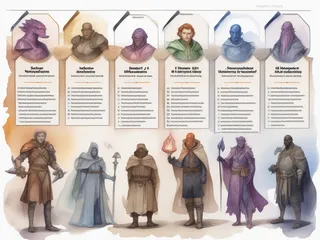 Developer Character Sheets