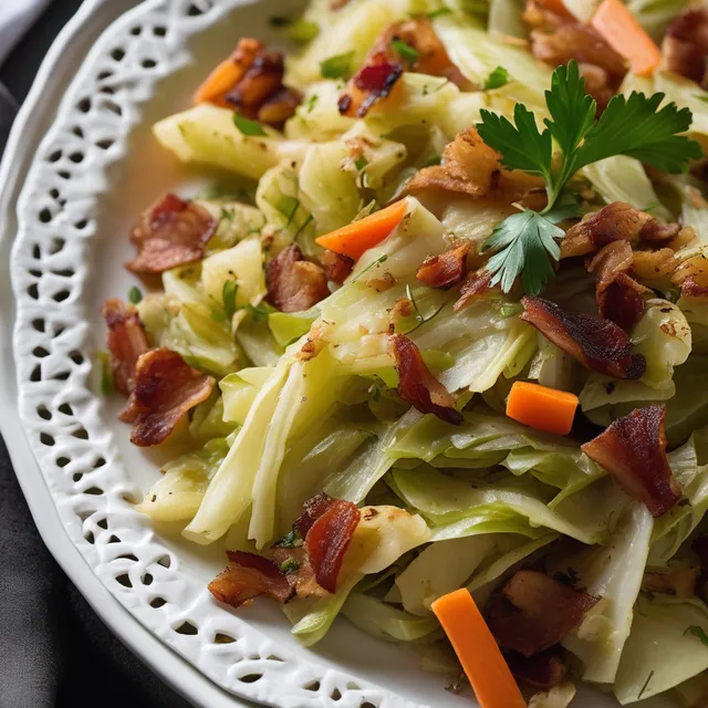 Fried Cabbage with Bacon